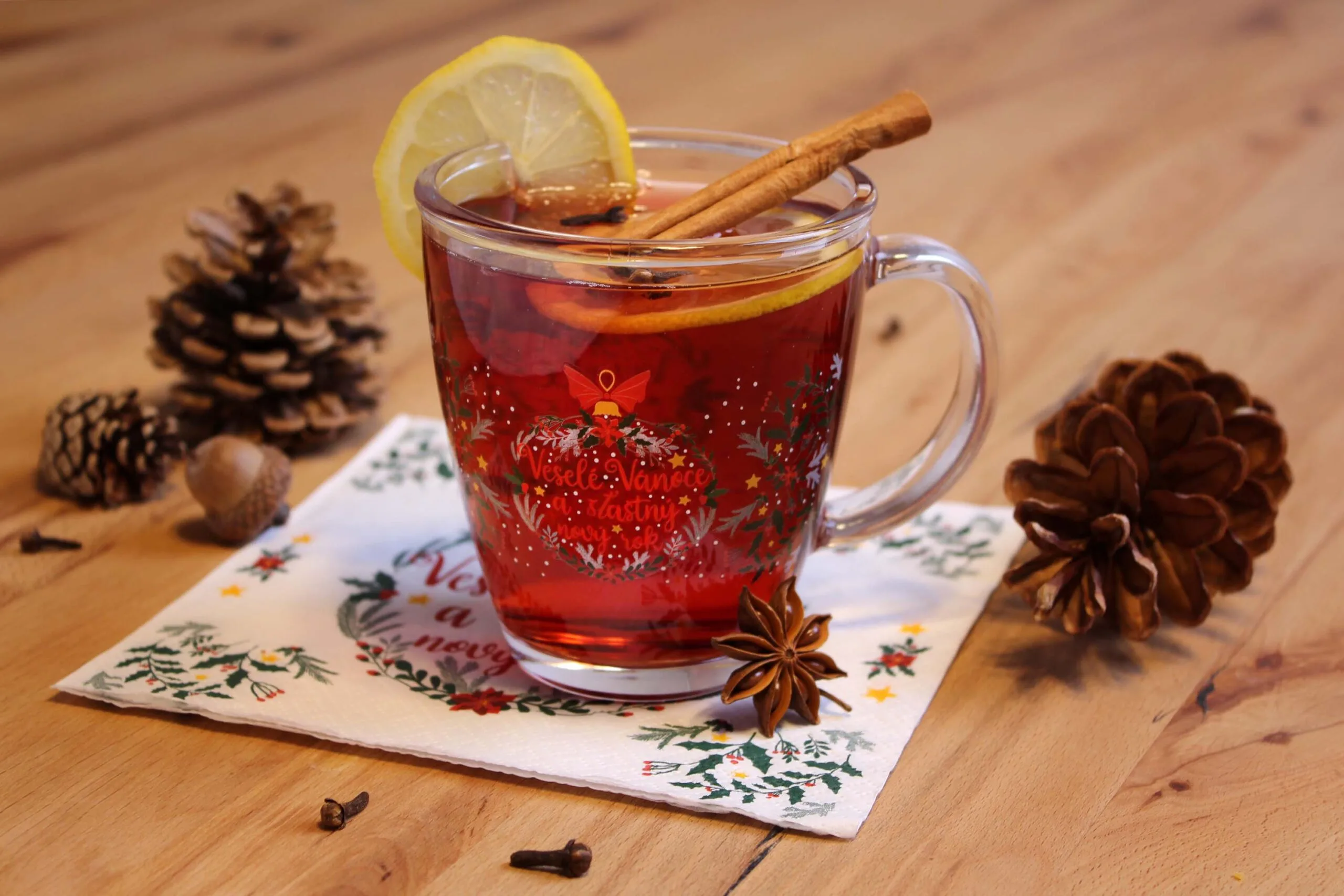 Skleněný hrnek TORO 350ml Veselé Vánoce - Obrázek 2