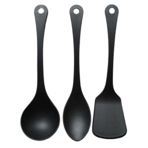 TORO Sada plastového náčiní KITCHISIMO Nero 3ks