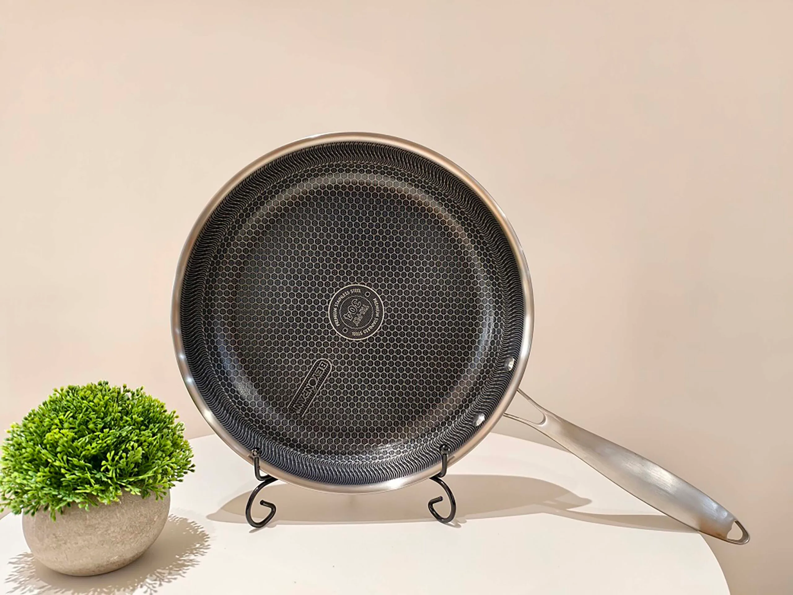 Nerezová pánev KITCHISIMO Chef 20cm nepřilnavý povrch - Obrázek 2