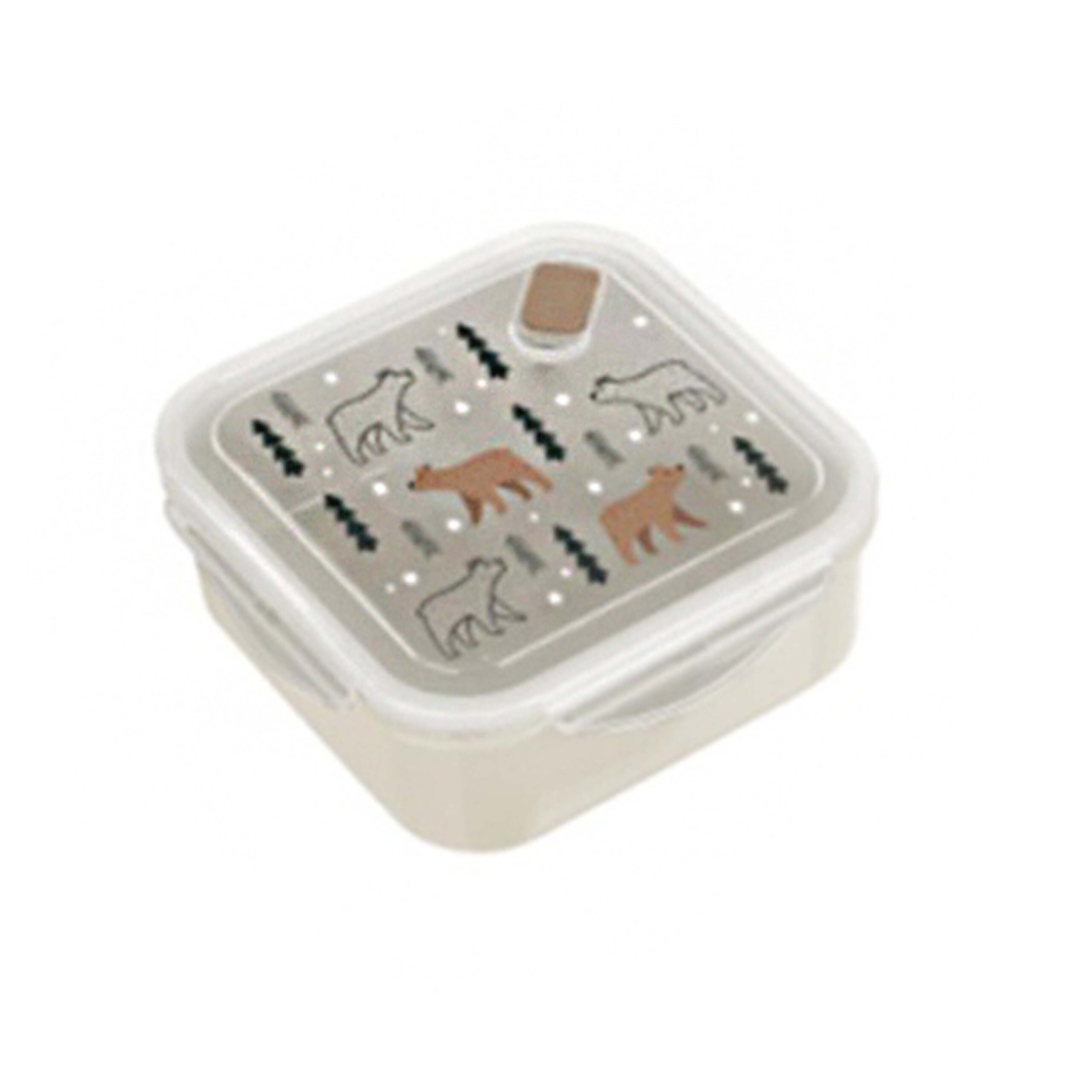 TORO Plastový svačinový box s ventilem KITCHISIMO 1200ml medvídek - Obrázek 2