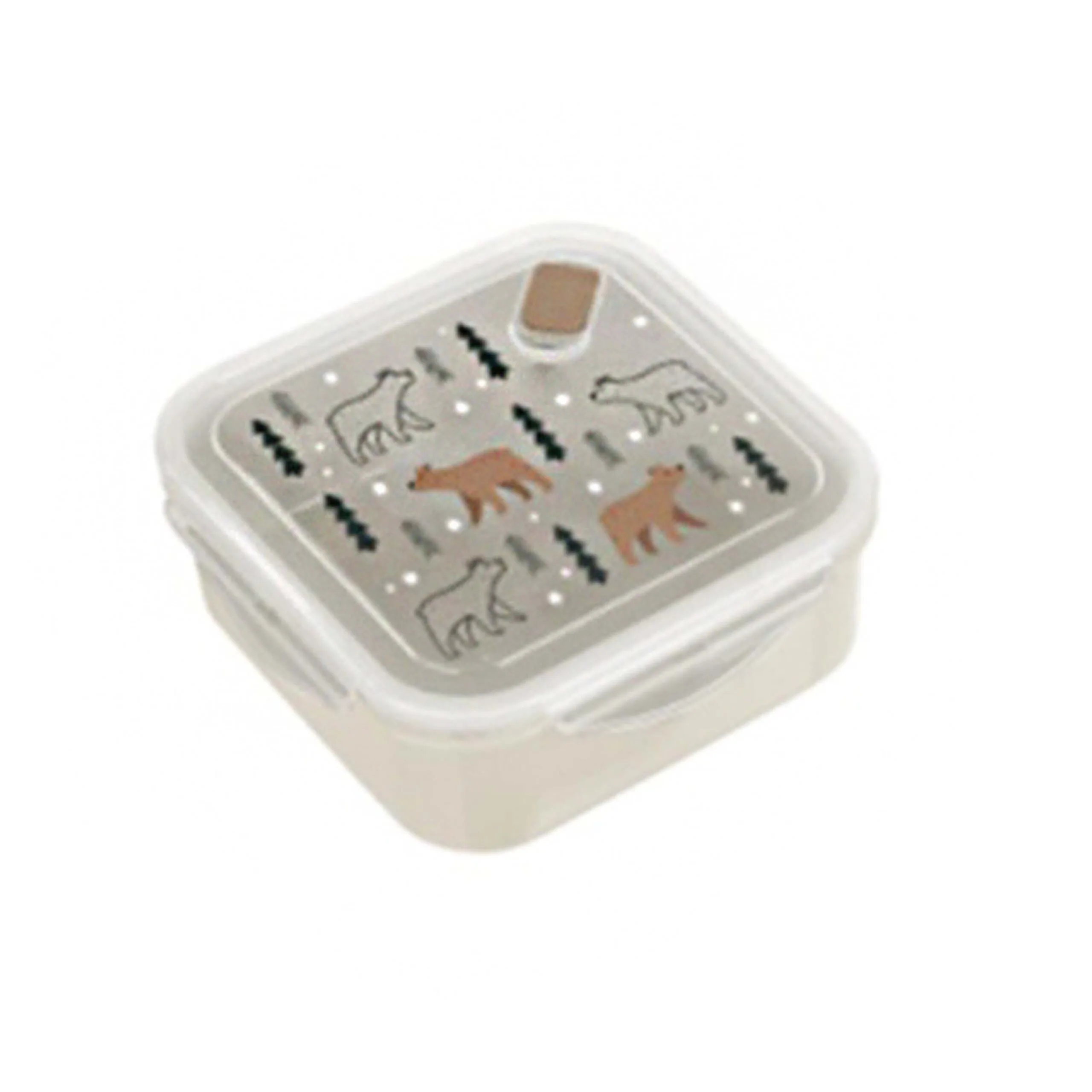 TORO Plastový svačinový box s ventilem KITCHISIMO 1200ml medvídek - Obrázek 2