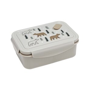 TORO Plastový svačinový box s ventilem KITCHISIMO 830ml medvídek