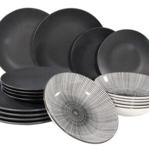 Keramická jídelní sada NAGANO 18ks