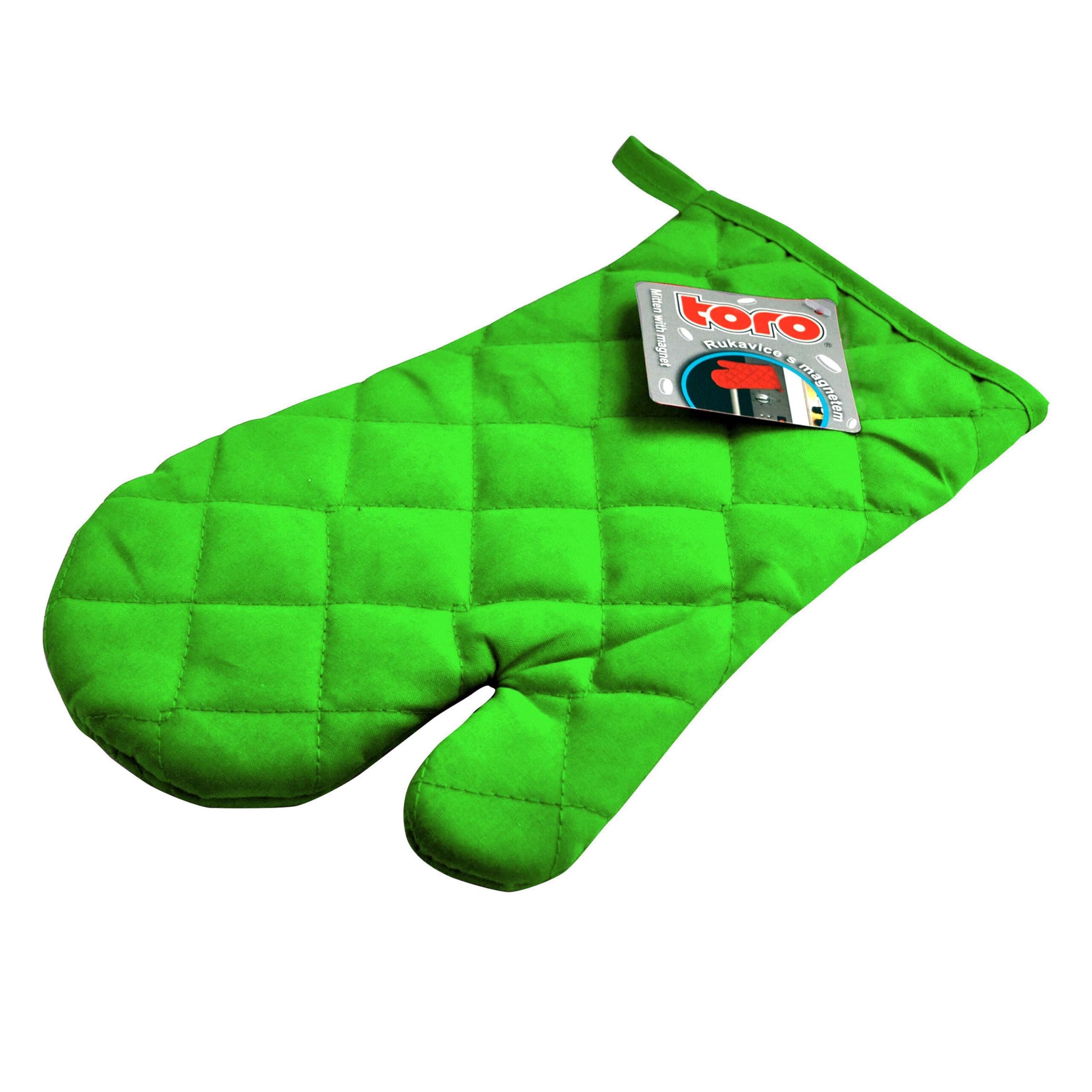 Kuchyňská rukavice s magnetem TORO Varianta: ČERVENÁ - Obrázek 2