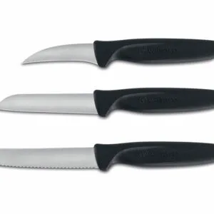 Nože na zeleninu WÜSTHOF sada 3ks černé