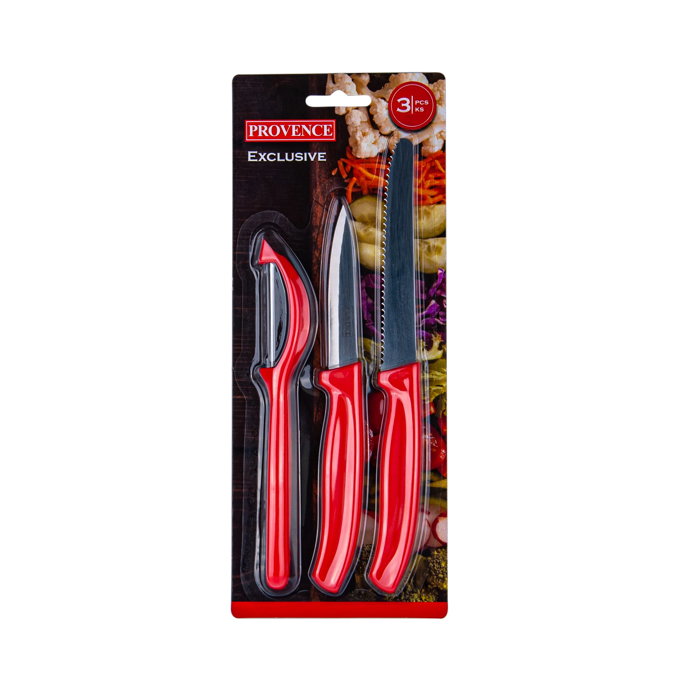 TORO Sada nožů se škrabkou PROVENCE Exclusive 3ks - Obrázek 2