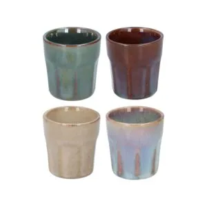 Edco Keramický hrnek 90ml 4ks