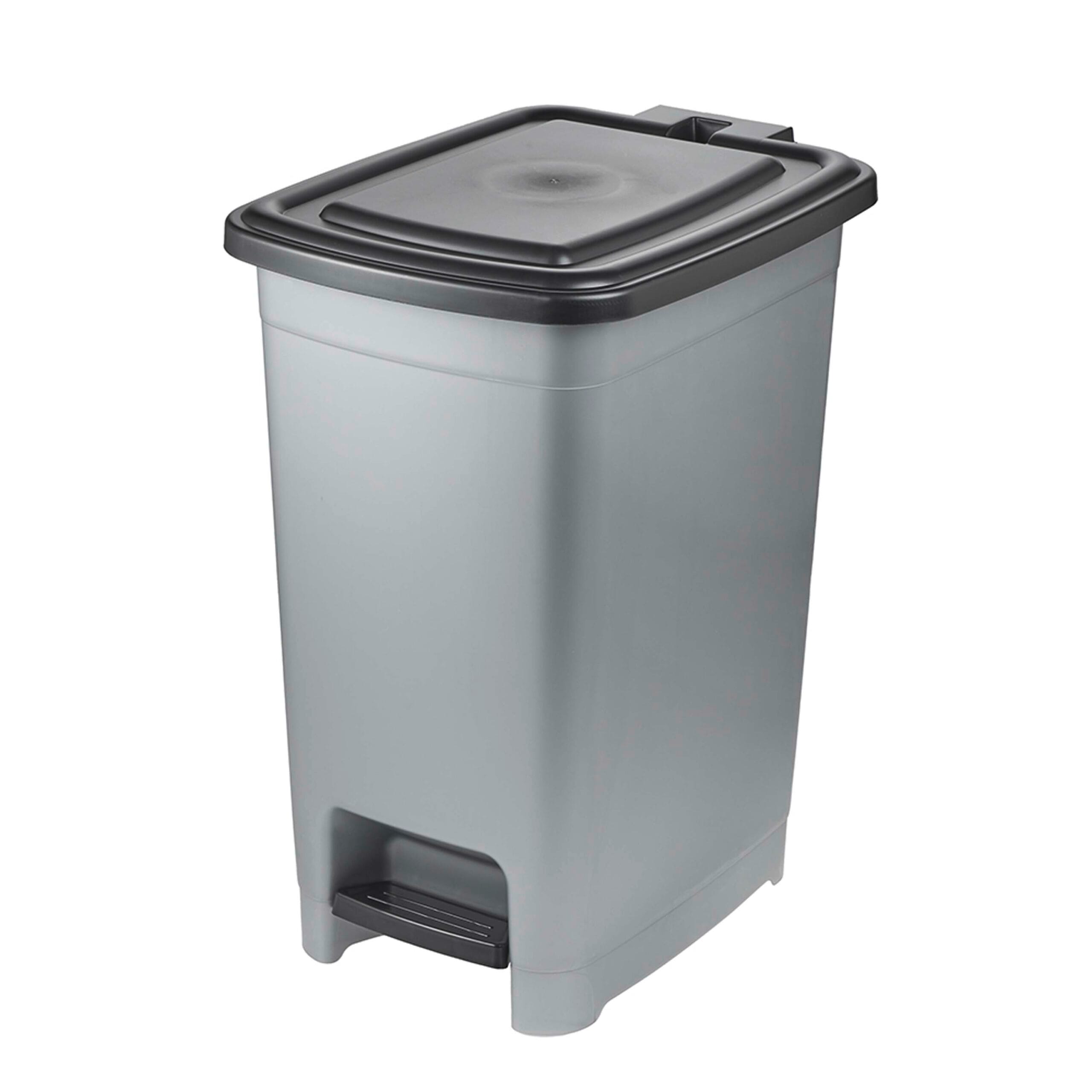 Plastový nášlapný odpadkový koš KEEEPER 40l