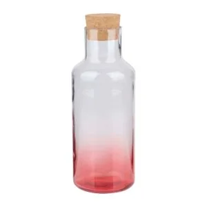 Skleněná láhev s uzávěrem ALPINA 1200ml červená