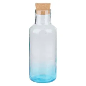 Skleněná láhev s uzávěrem ALPINA 1200ml modrá