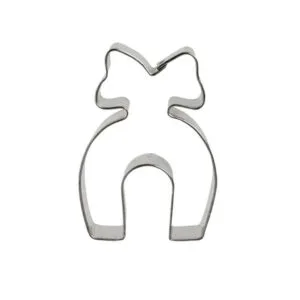 Vykrajovátko na cukroví 6cm podkova s mašlí