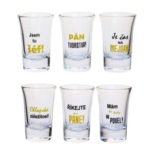 Dárková sada panáků 6x40ml TORO chlapská záležitost