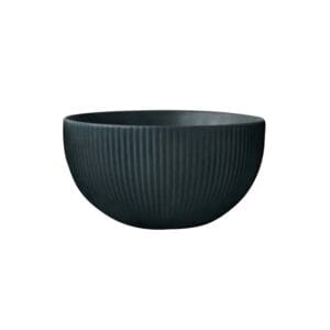 Keramická miska KITCHISIMO 320ml žebrovaná tmavě zelená