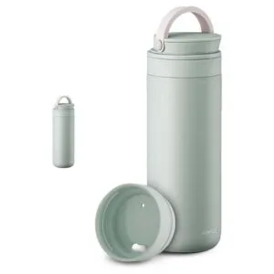 LOCKNLOCK Nerezová termoska s uchem LOCK Metro 475ml mint