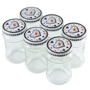 SADA SKLENIC 6KS TWIST NA ZAVAŘ.315ML VÍČKO 66MM