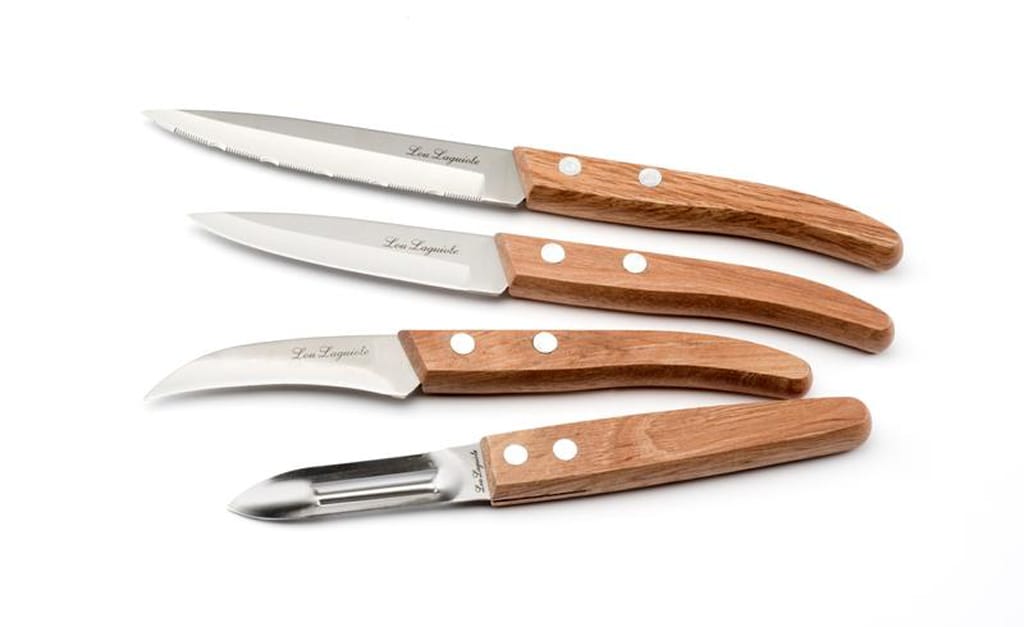 Sada nožů se škrabkou AMEFA LOU LAGUIOLE 4ks - Obrázek 2