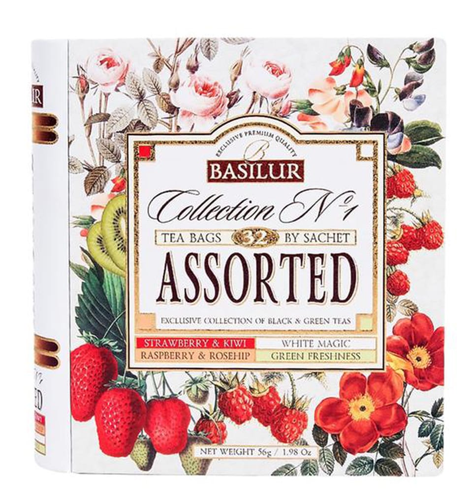 Basilur Čaj aromatizovaný 32 sáčků/56 g - dárková kniha