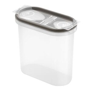Plastová dóza s násypkou HEIDRUN 2000ml MIX barev