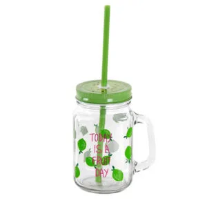 Sklenice s brčkem TORO ovoce 450ml MIX motivů