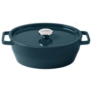 Litinový kastrol s poklicí PYREX 4l zelený
