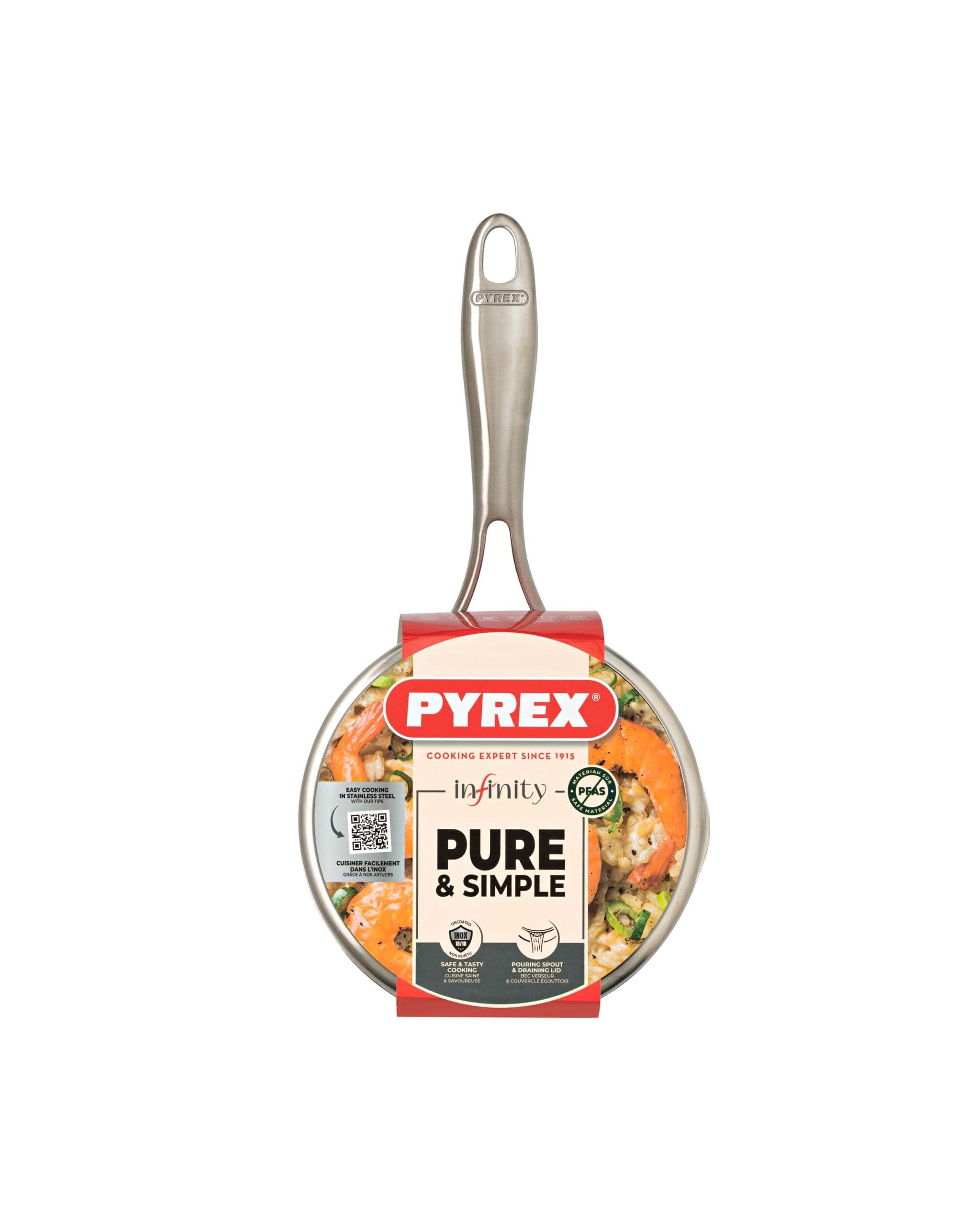Nerezový rendlík PYREX Infinity ø16cm 1