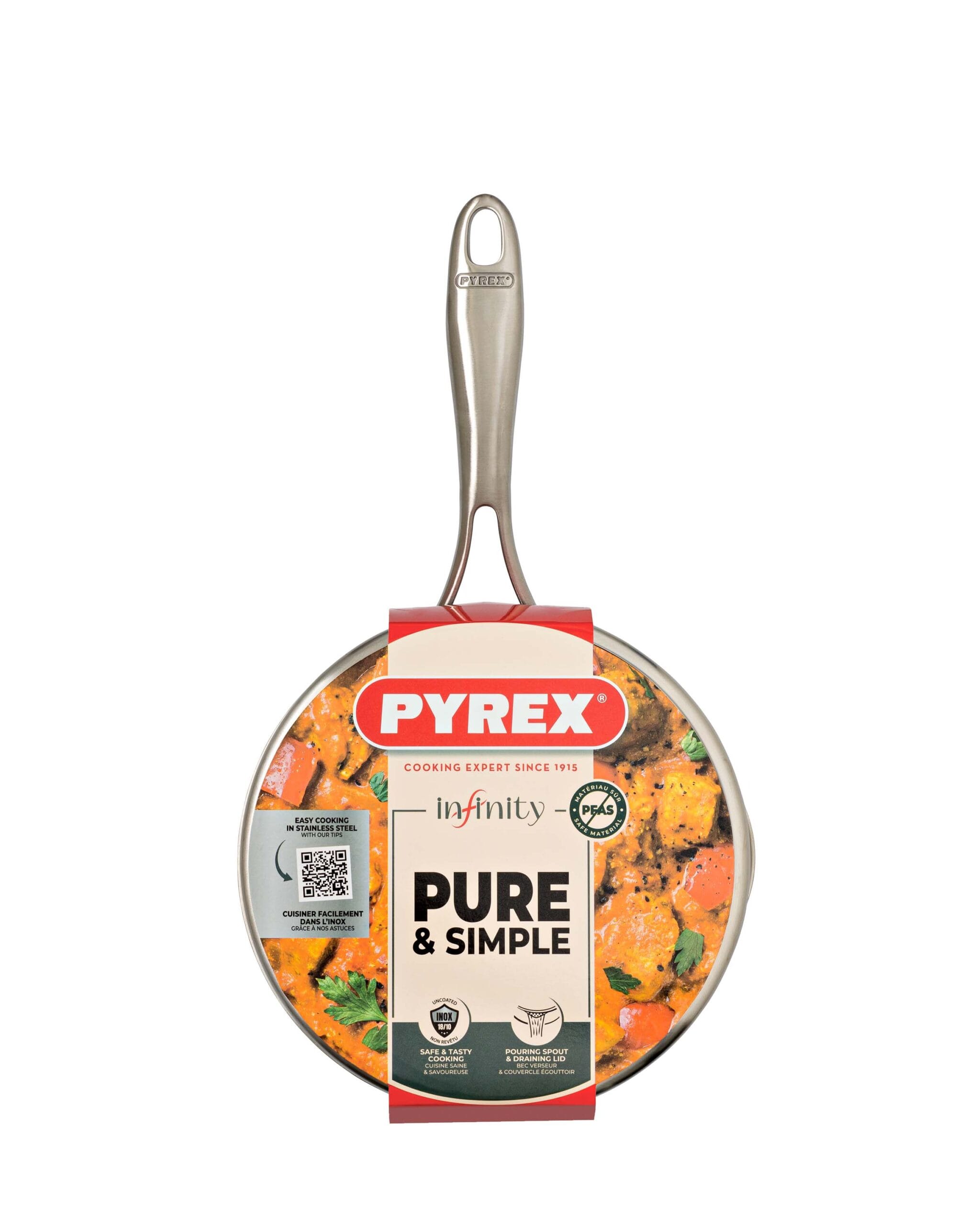 Nerezový rendlík PYREX Infinity ø20cm 2