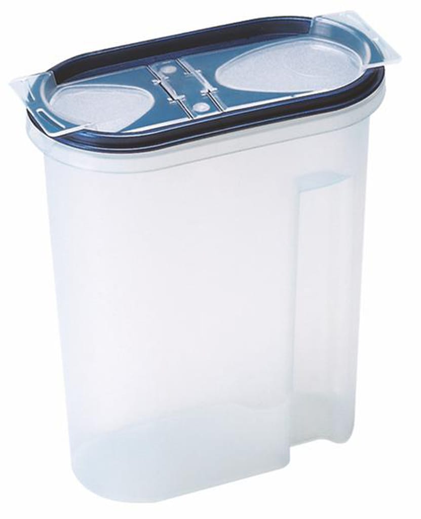 Plastová dóza s násypkou HEIDRUN 2500ml MIX barev