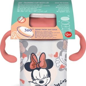 STOR Trénovací hrnek s uchy 395ml MINNIE