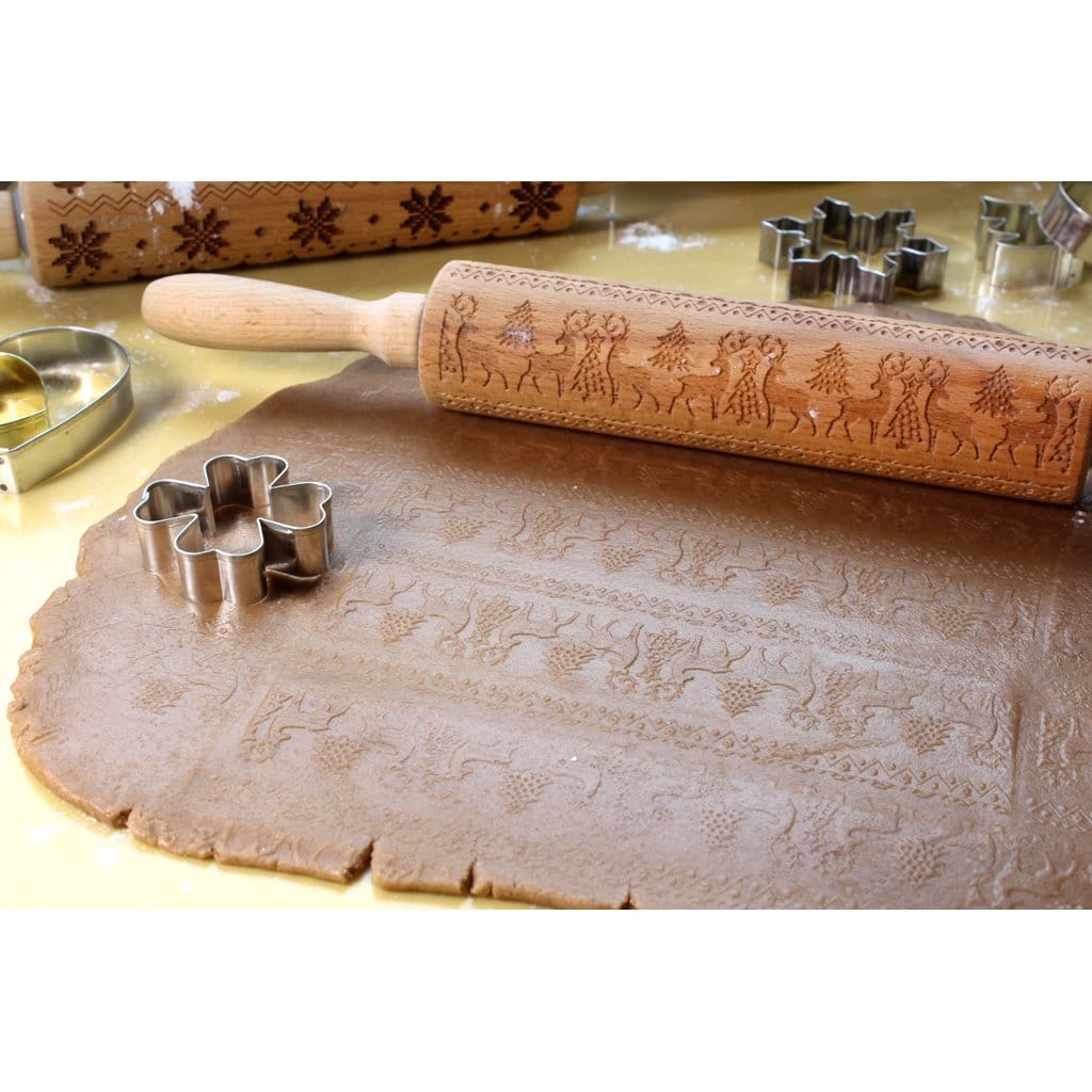 Dřevěný váleček se vzorem TORO 19cm sob - Obrázek 2