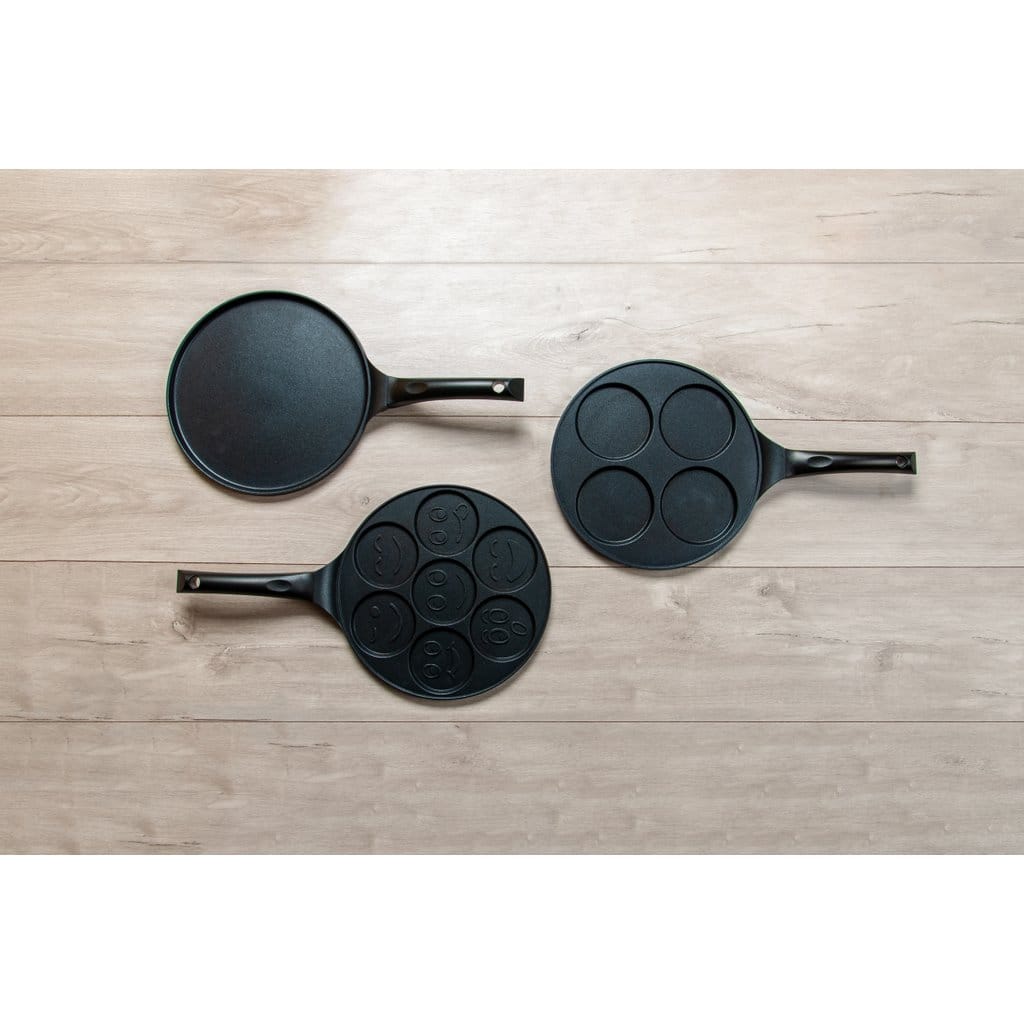 Pánev na lívance KITCHISIMO Nero 26cm smajlík - Obrázek 2