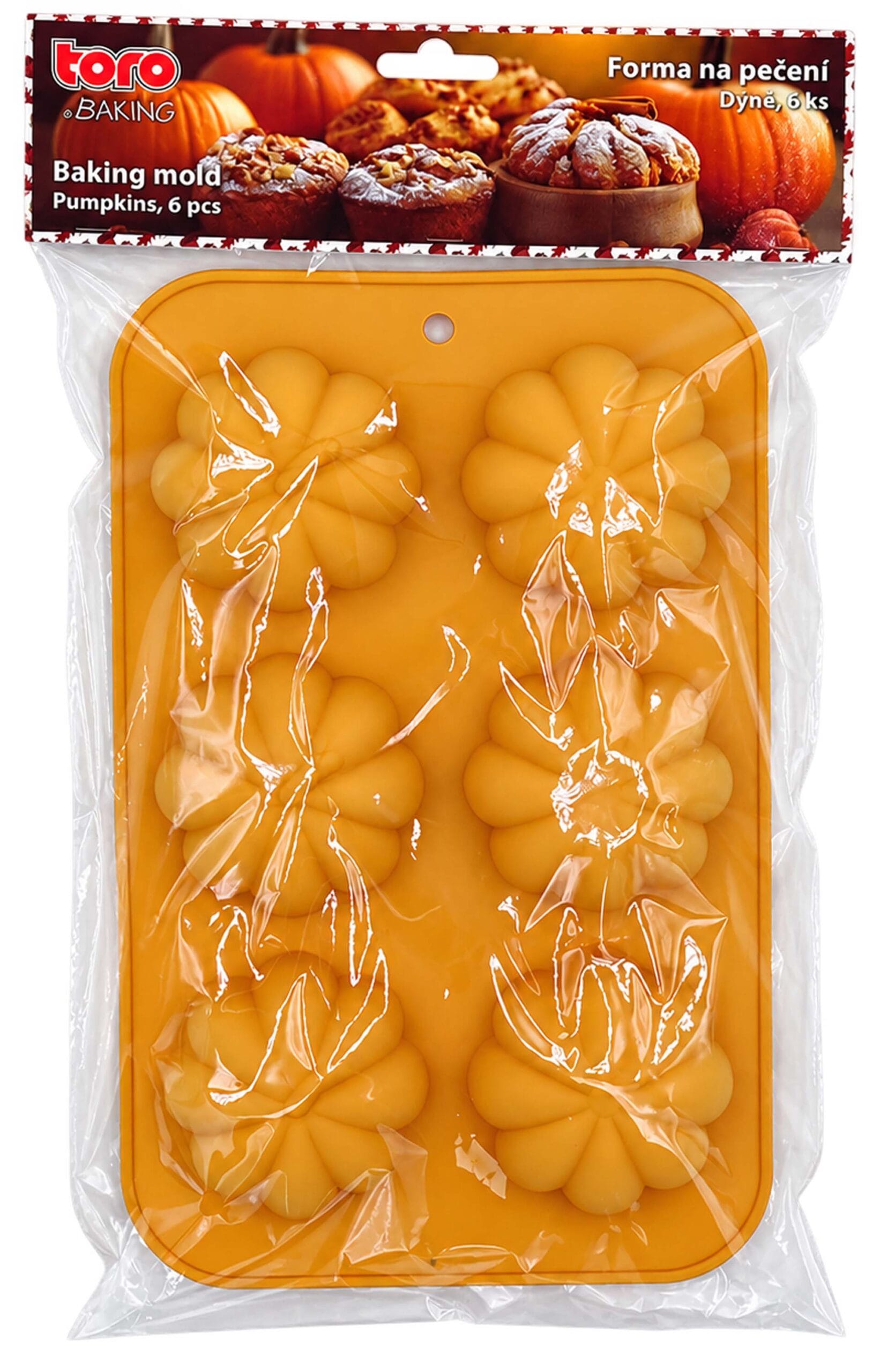 Silikonová forma na muffiny 6ks TORO 27x17cm dýně - Obrázek 2