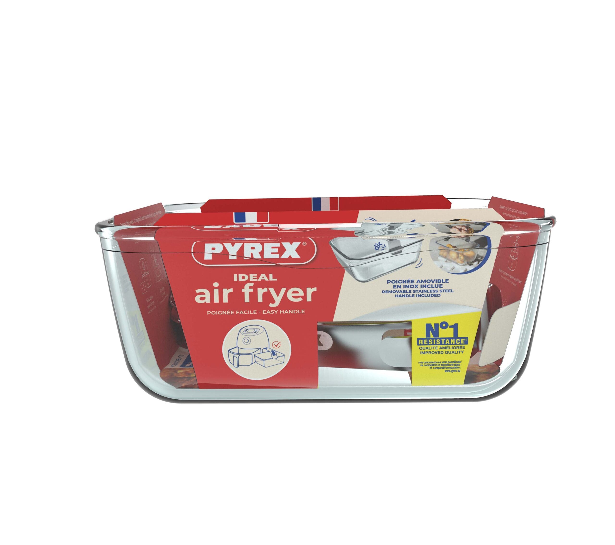 Skleněná mísa do horkovzdušné fritézy PYREX 20x18cm/2l.