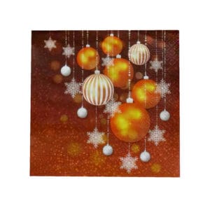 TORO UBROUSKY VÁNOČNÍ KOULE ZLATÉ 3VRSTVÉ 33X33CM